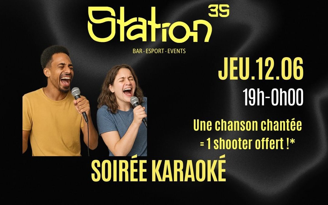 Soirée Karaoké by Station 35 le 12 juin 2025