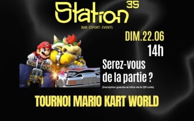 Tournoi Mario Kart World le 22 juin 2025