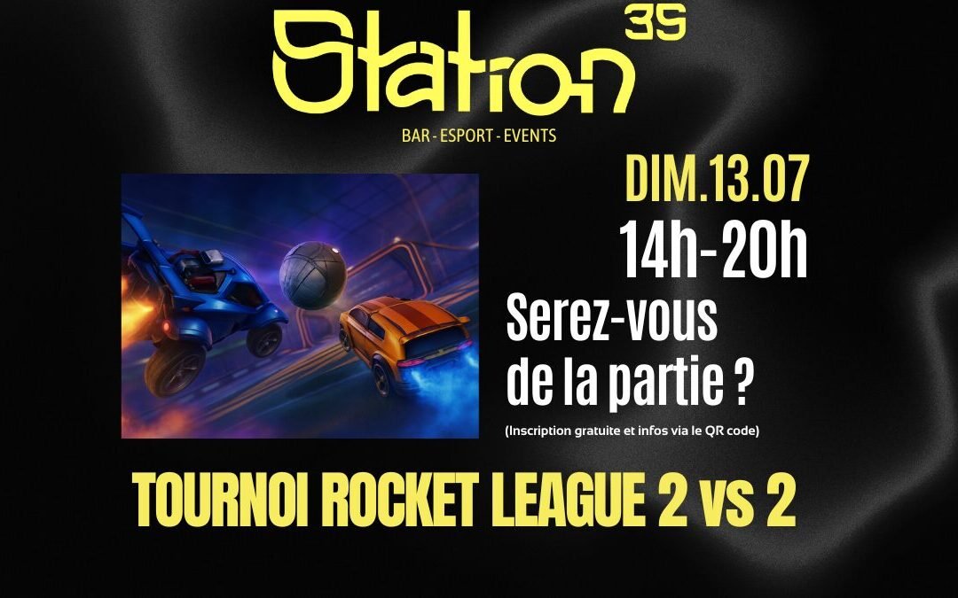 Tournoi Rocket League le 13 juillet 2025 by station 35